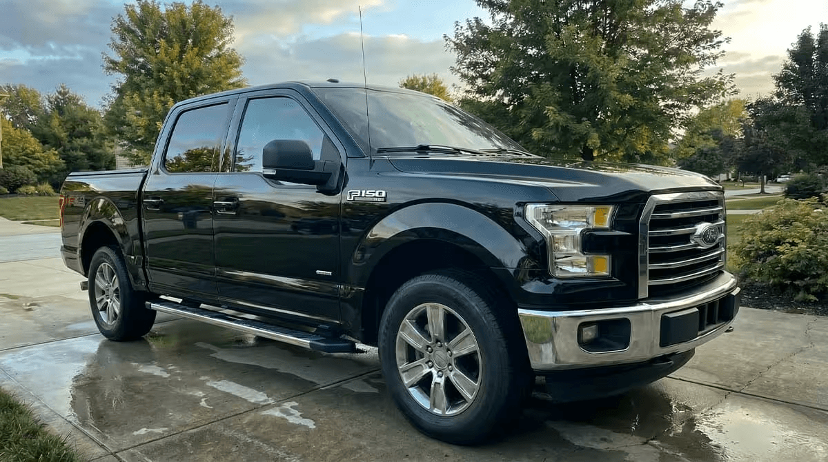 Exterior wash — before vs after (after)
