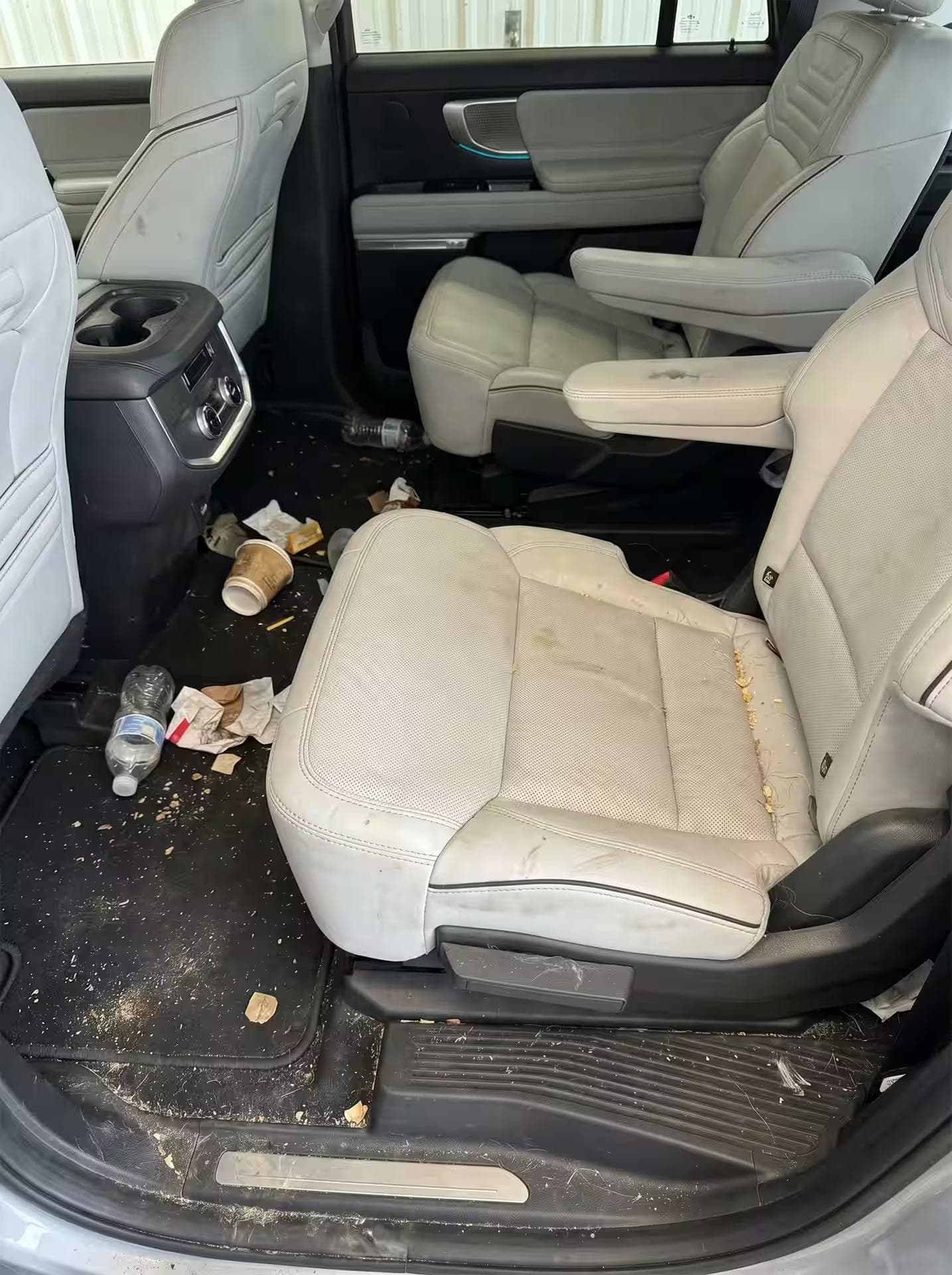 White interior — before vs after (before)